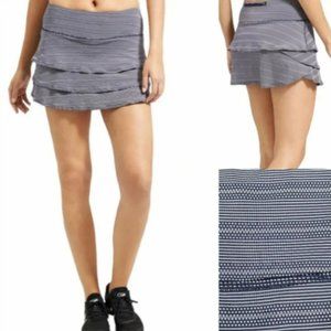 Athleta | Dot Stripe Swagger Skort | Sz L